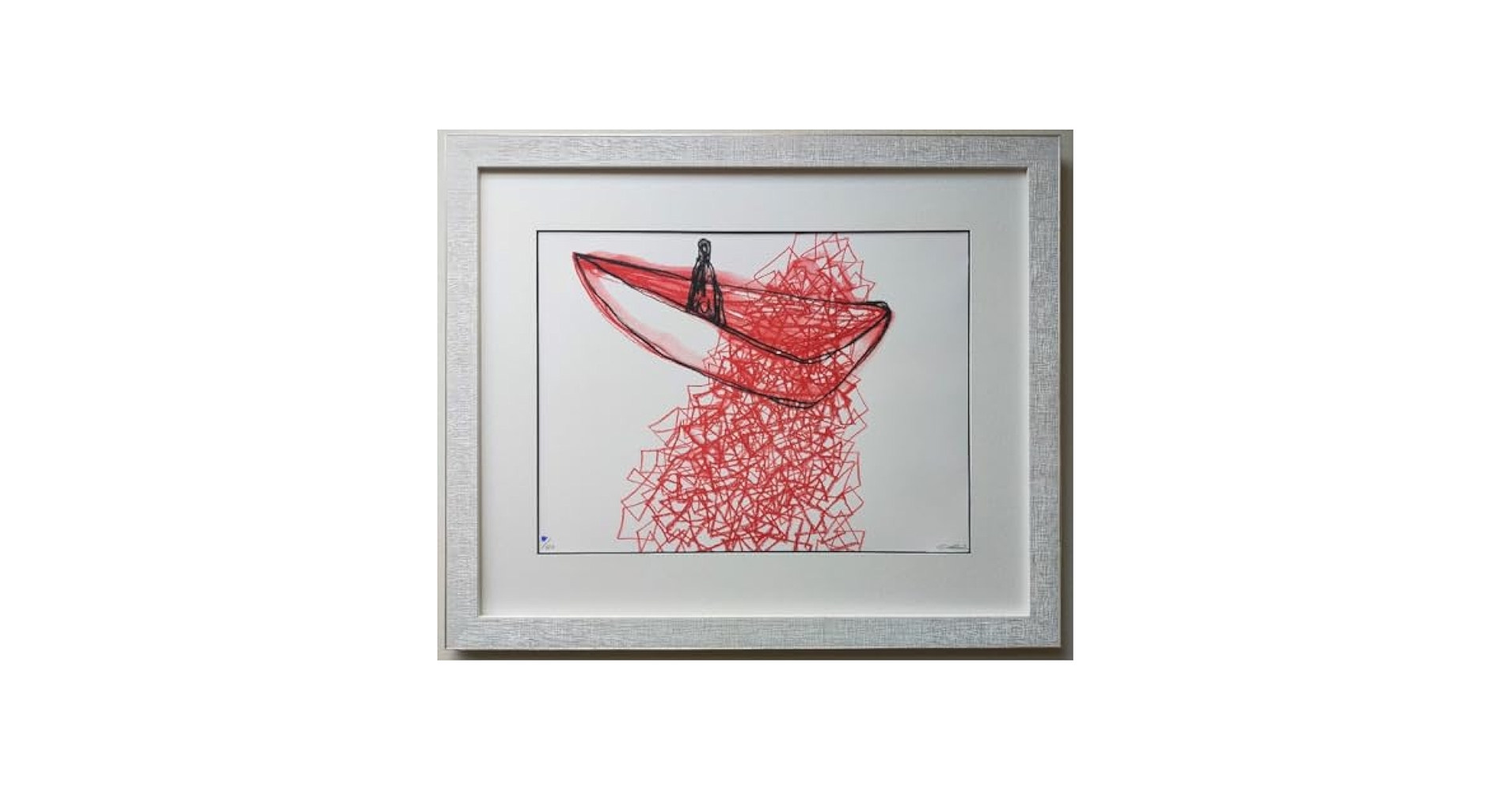 現代アート作品  海辺の 女性 68/100サイン入り! 水木しげる記念館 on X: 